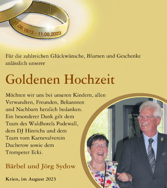 Zur Glückwunschseite von Bärbel und Jörg