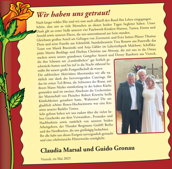 Zur Glückwunschseite von Claudia und Guido