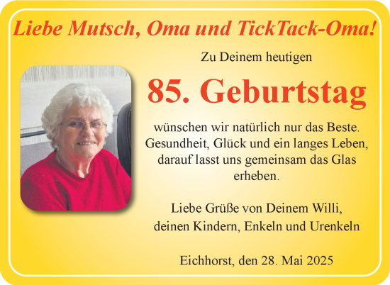 Zur Glückwunschseite von Glückwunsch