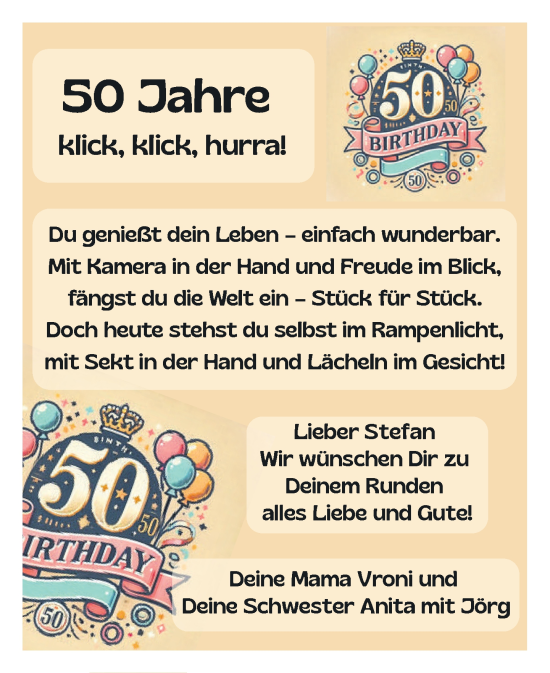 Zur Glückwunschseite von Glückwunsch