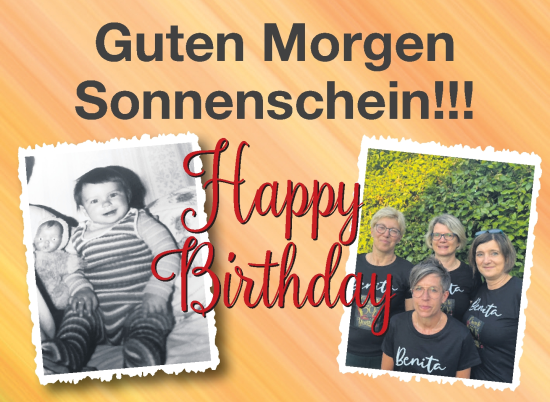 Zur Glückwunschseite von Happy Birthday Sonnenschein