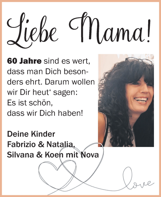 Zur Glückwunschseite von Mama!