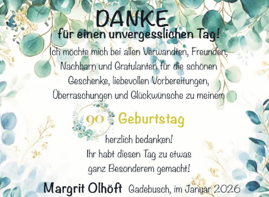 Zur Glückwunschseite von Margrit