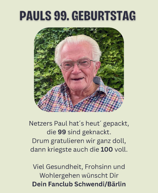 Glückwunschanzeige von Paul 