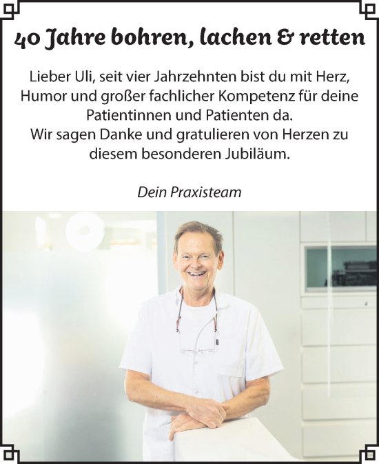 Zur Glückwunschseite von Uli